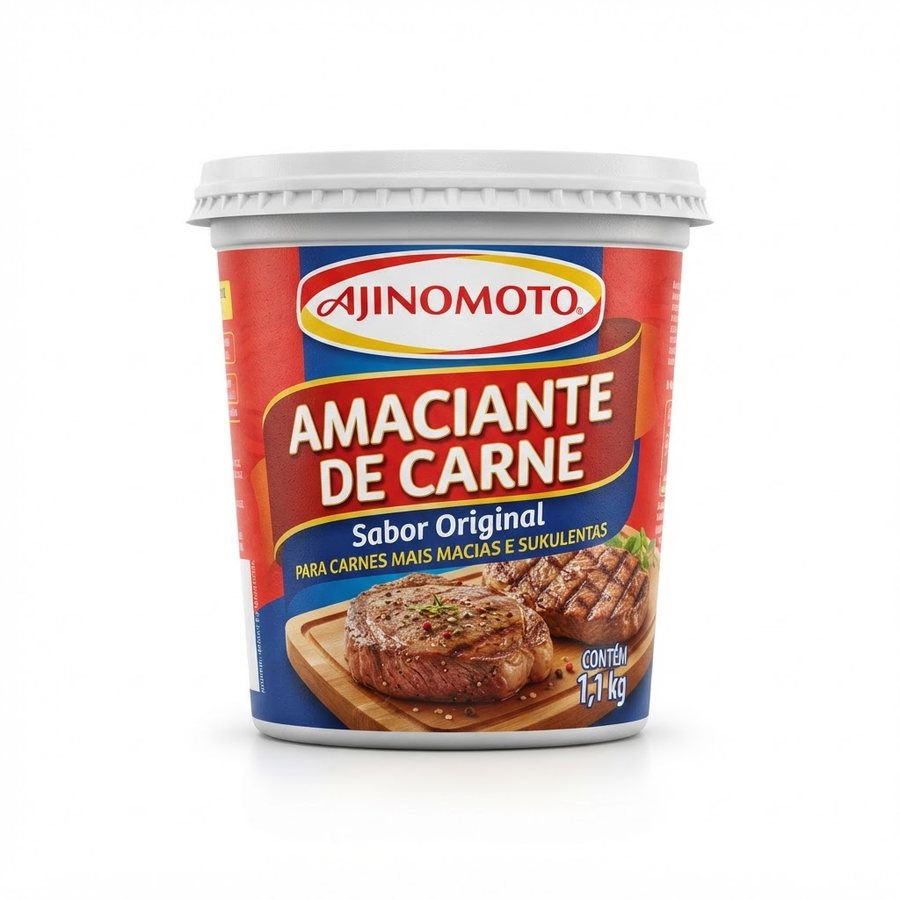 Amaciante de Carne Ajinomoto 1,1 kg Ajinomoto — produto disponível na BRAVI