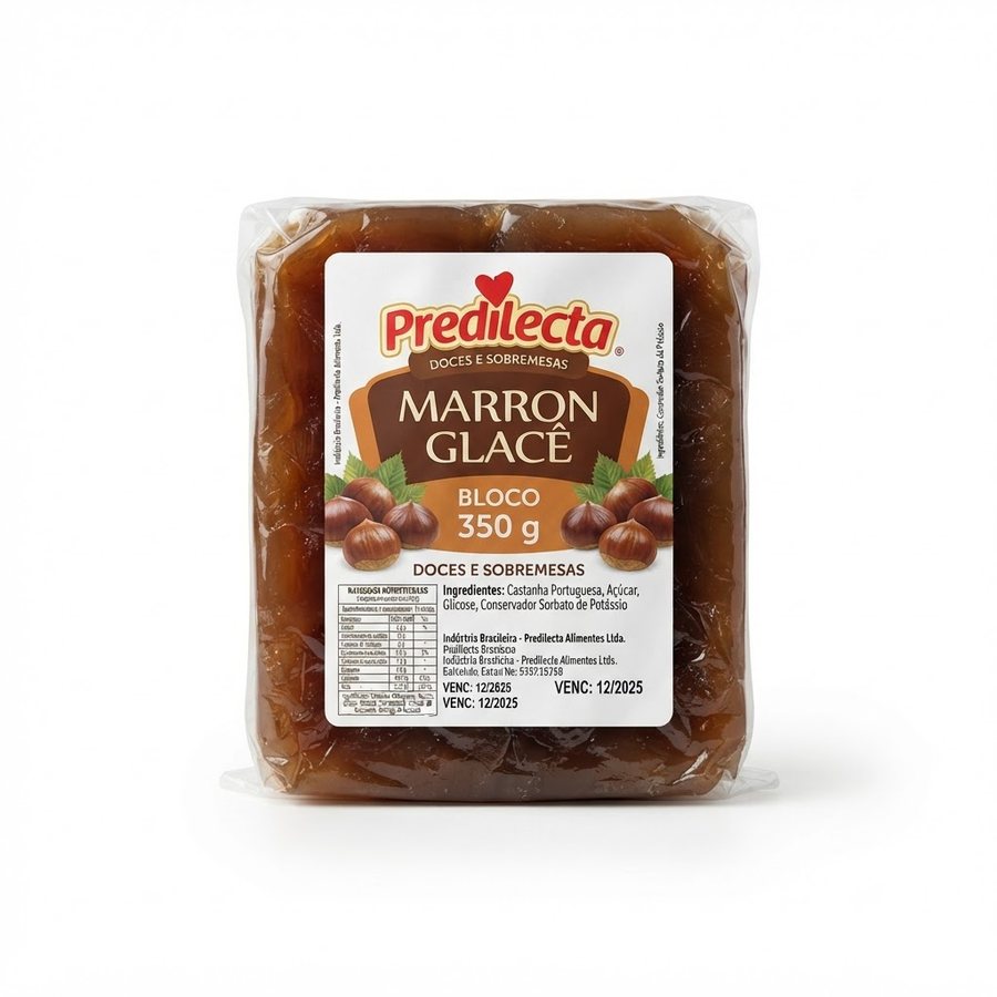 Marron Glacê Bloco 350 g Predilecta — produto disponível na BRAVI