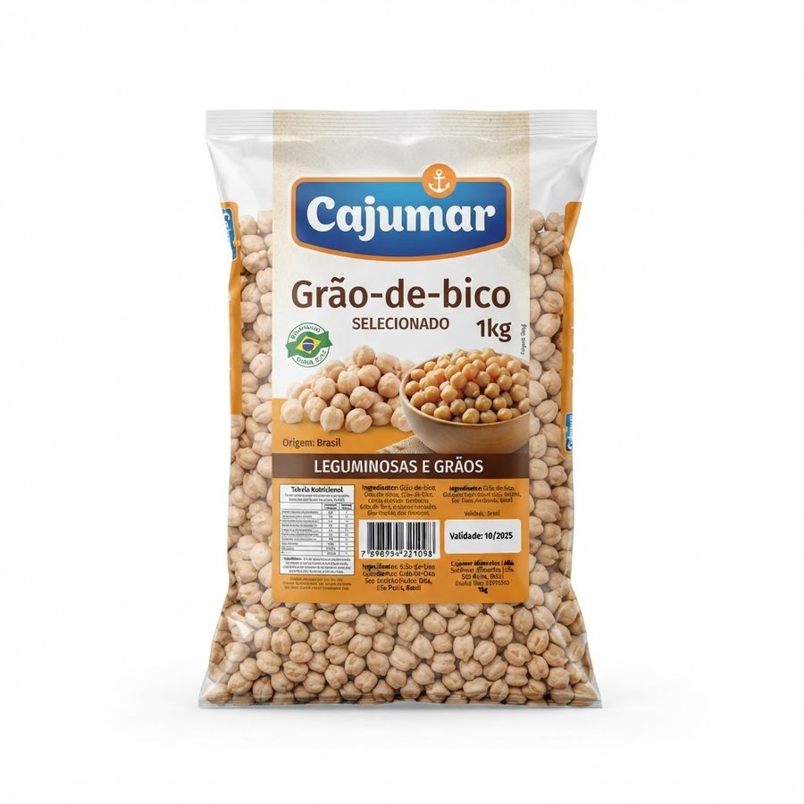Grão-de-bico Cajumar — produto disponível na BRAVI