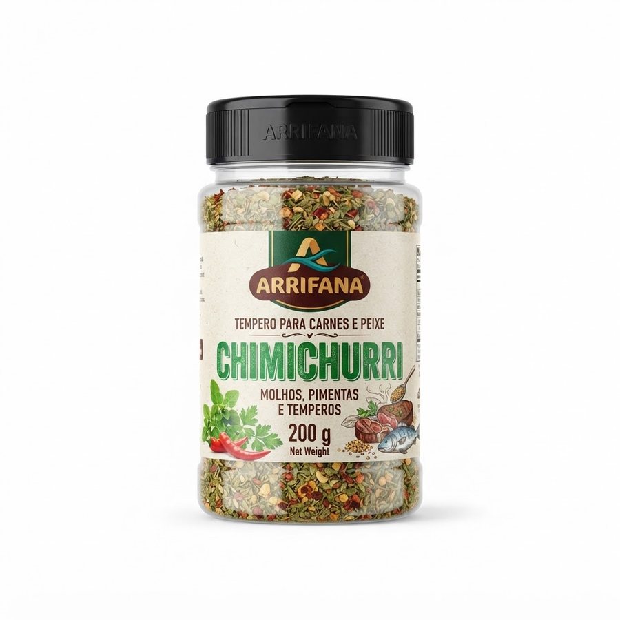 Tempero para Carnes e Peixe Chimichurri 200 g Arrifana — produto disponível na BRAVI