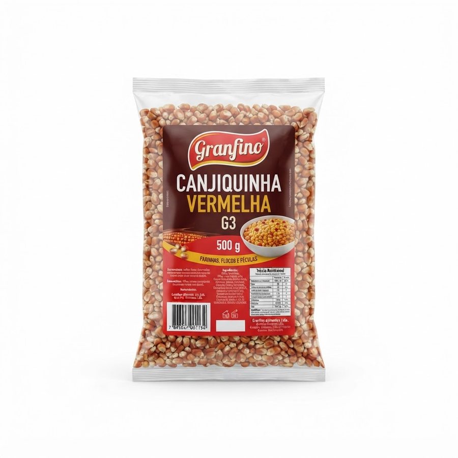 Canjiquinha Vermelha G3 500 g Granfino — produto disponível na BRAVI
