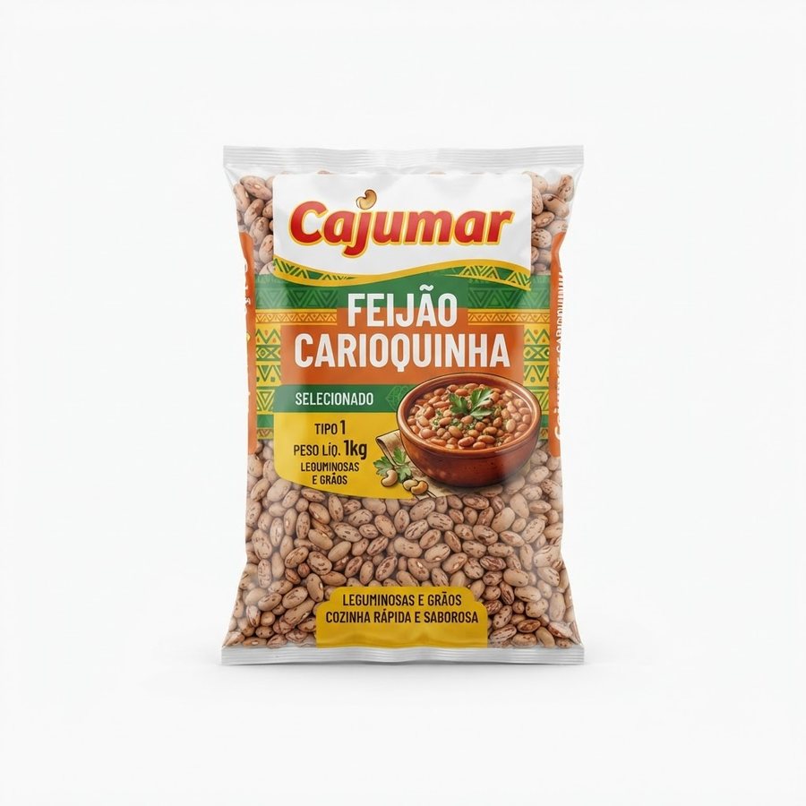 Feijão Carioquinha Cajumar — produto disponível na BRAVI