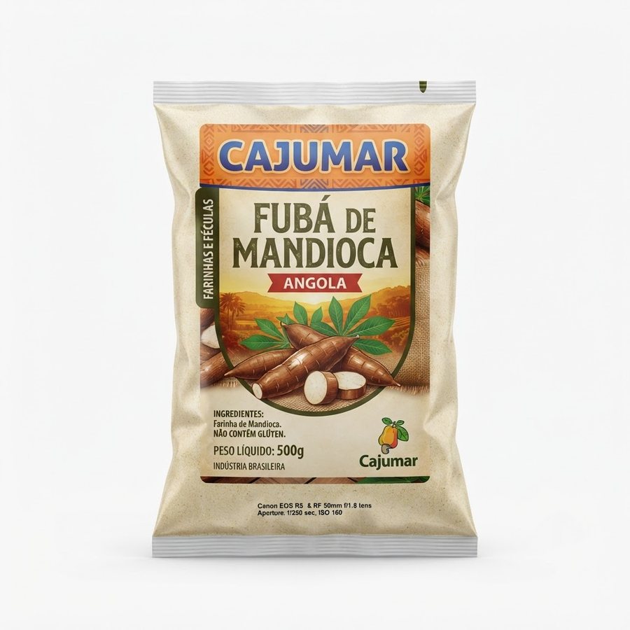 Fuba de Mandioca Angola Cajumar — produto disponível na BRAVI