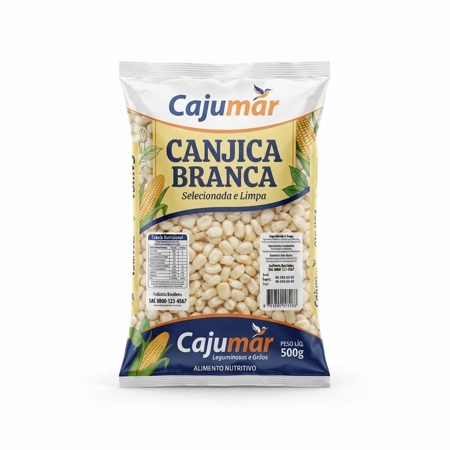 Canjica Branca Cajumar — produto disponível na BRAVI