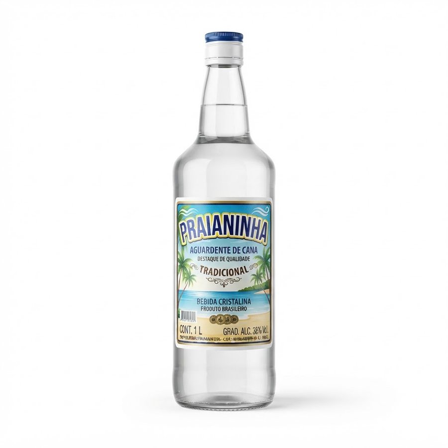 Aguardente de Cana Praianinha 1 L Praianinha — produto disponível na BRAVI