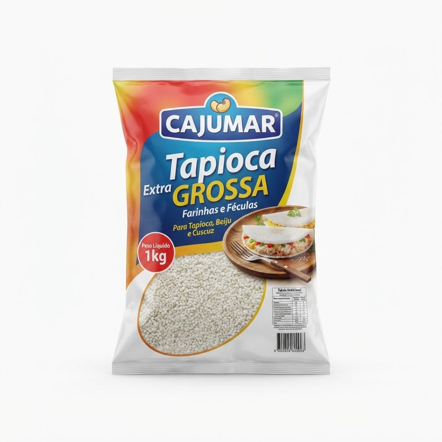 Tapioca Extra Grossa Cajumar — produto disponível na BRAVI