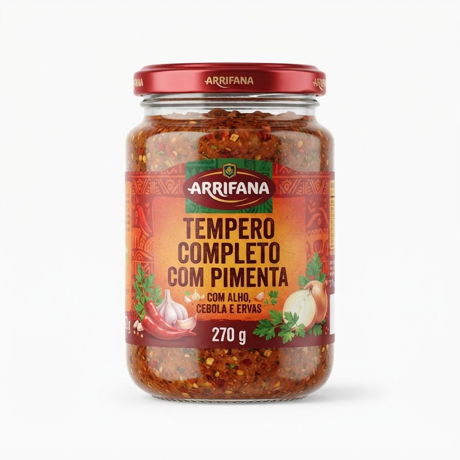 Tempero Completo com Pimenta 270 g Arrifana — produto disponível na BRAVI