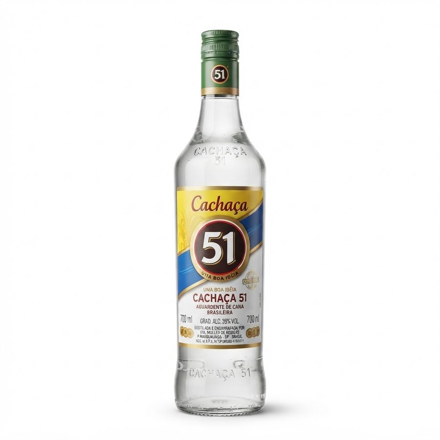 Cachaça 51 700 ml Cachaça 51 — produto disponível na BRAVI