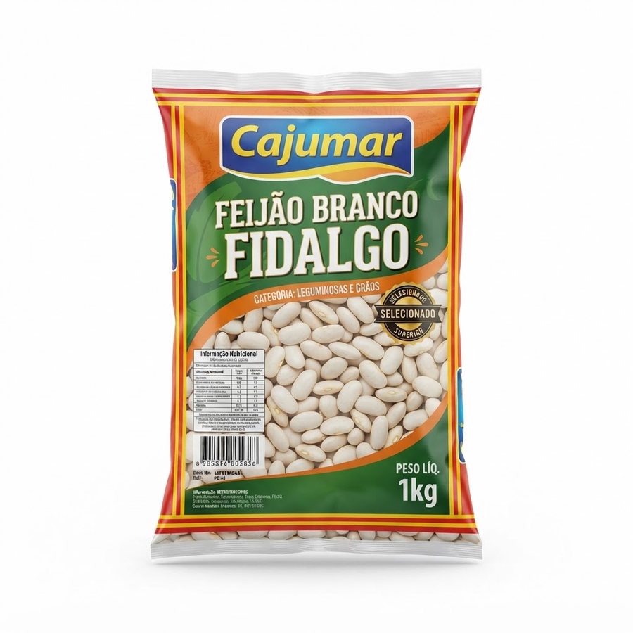 Feijão Branco Fidalgo Cajumar — produto disponível na BRAVI