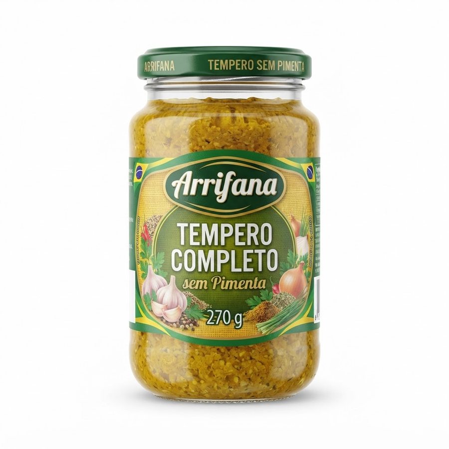 Tempero Completo sem Pimenta 270 g Arrifana — produto disponível na BRAVI