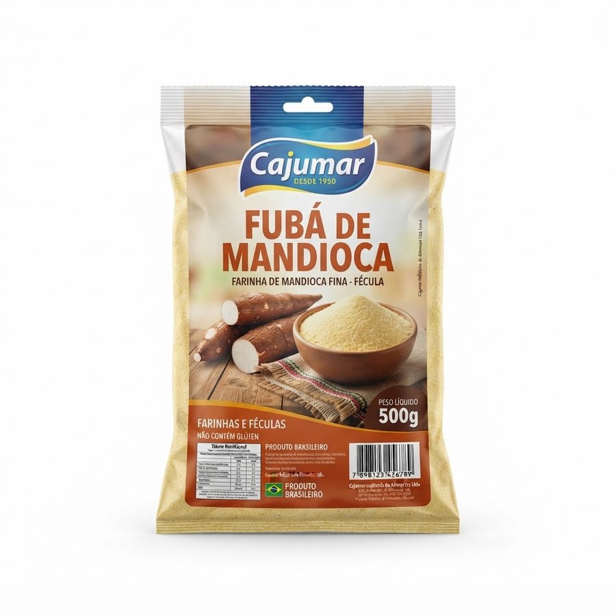 Fuba de Mandioca Brasil Cajumar — produto disponível na BRAVI