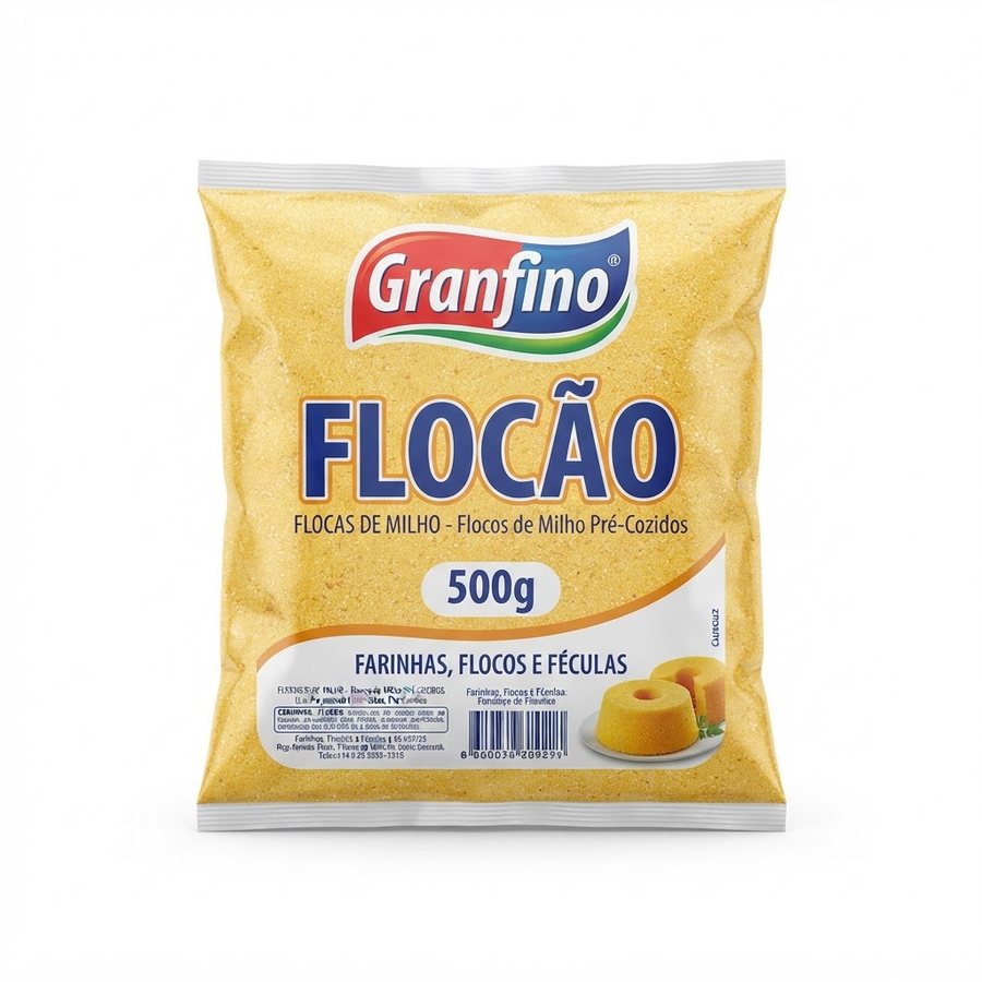 Flocão 500 g Granfino — produto disponível na BRAVI