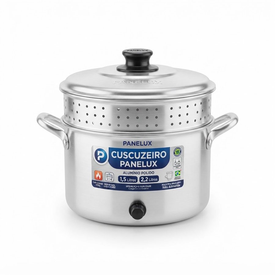 Cuscuzeiro Panelux — 1,5 L e 2,2 L Panelux — produto disponível na BRAVI