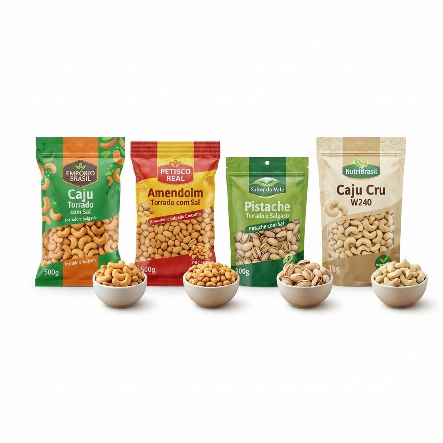 Categoria Snacks e Aperitivos — produtos brasileiros na BRAVI
