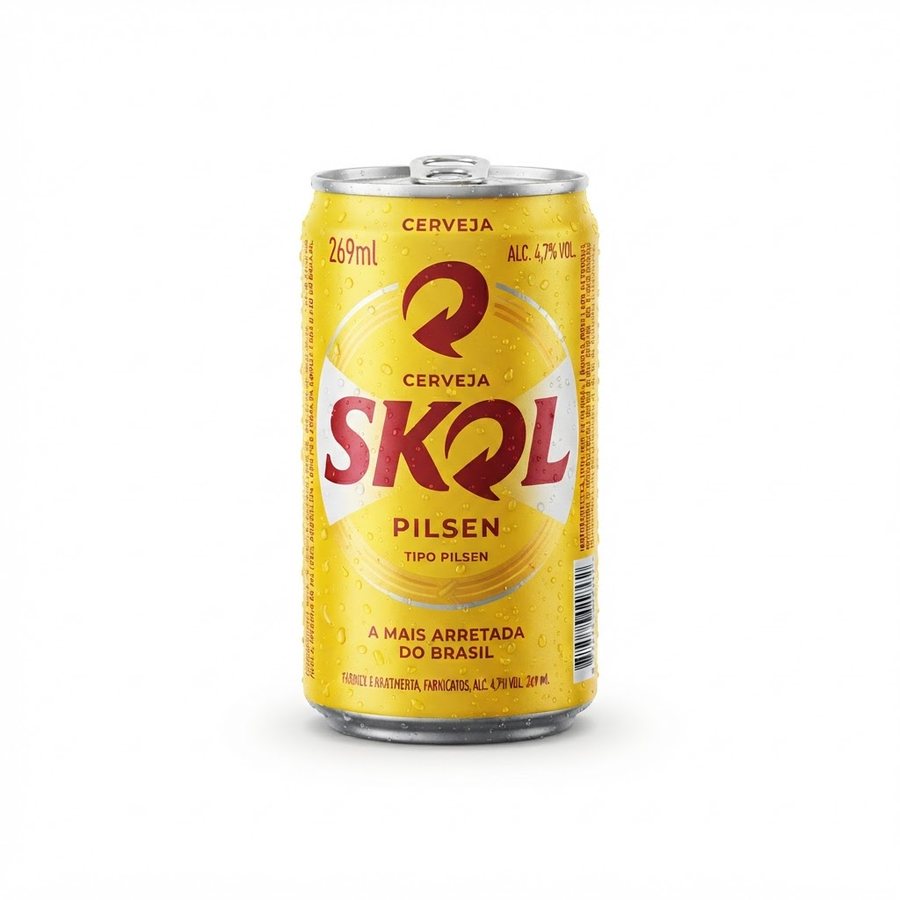 Cerveja Skol 269 ml Skol — produto disponível na BRAVI