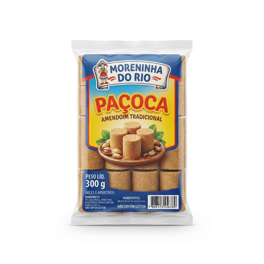 Paçoca Moreninha do Rio 300 g Moreninha do Rio — produto disponível na BRAVI