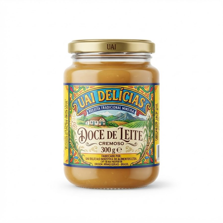Doce de Leite UAI 300 g UAI Delícias — produto disponível na BRAVI
