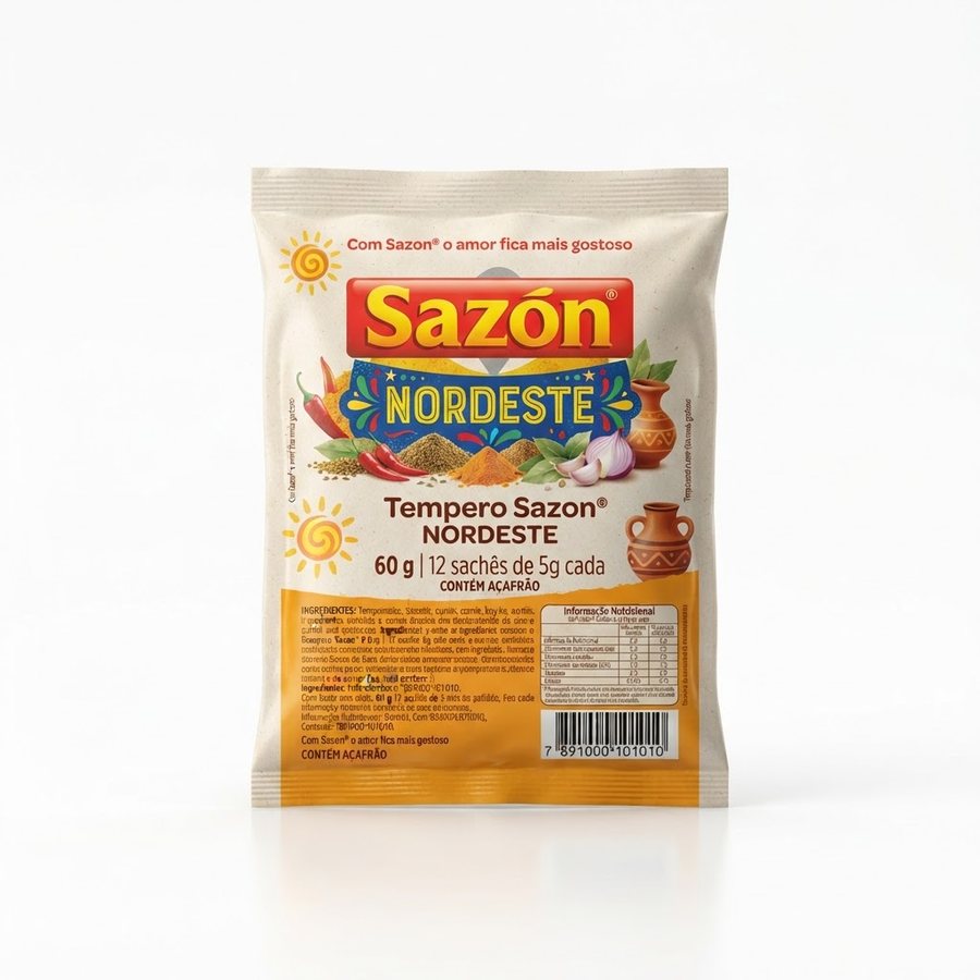 Tempero Sazon Nordeste 60 g Sazon — produto disponível na BRAVI