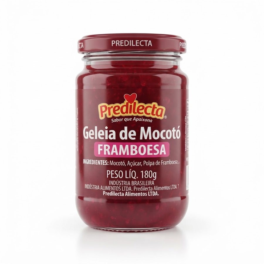 Geleia de Mocotó Framboesa 180 g Predilecta — produto disponível na BRAVI