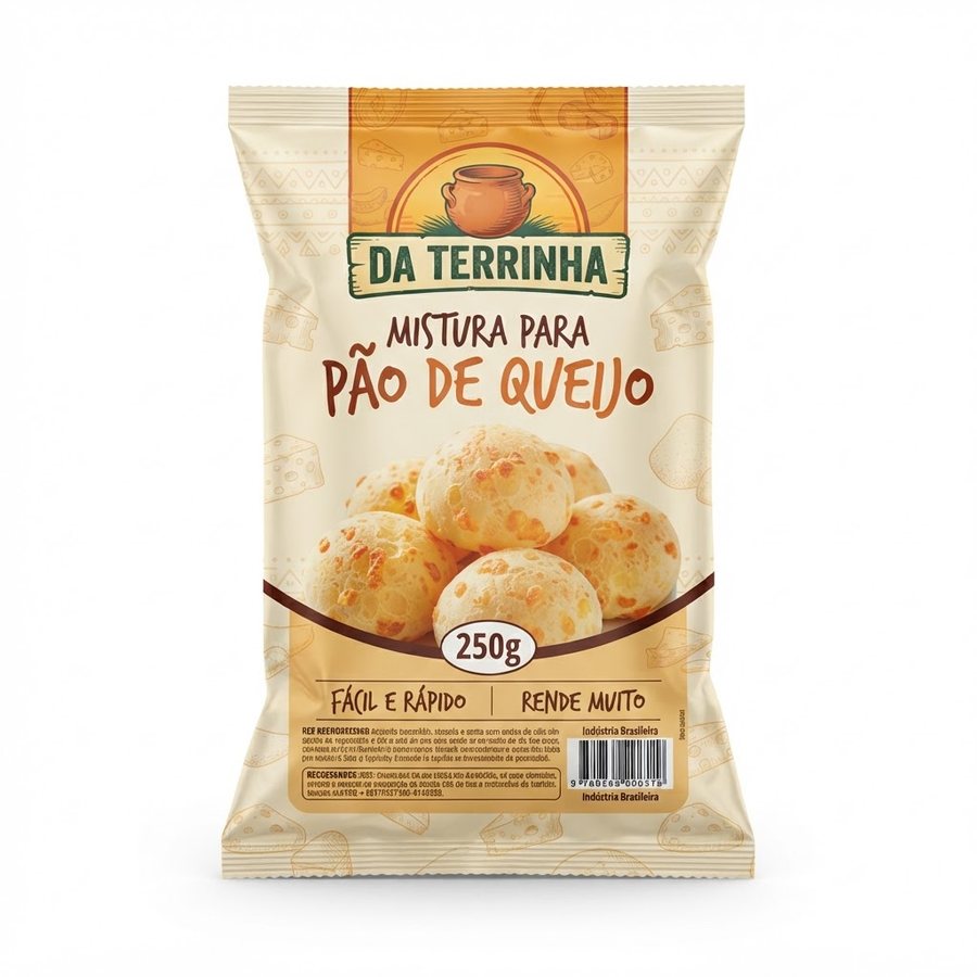 Mistura para Pão de Queijo Da Terrinha 250 g Da Terrinha — produto disponível na BRAVI