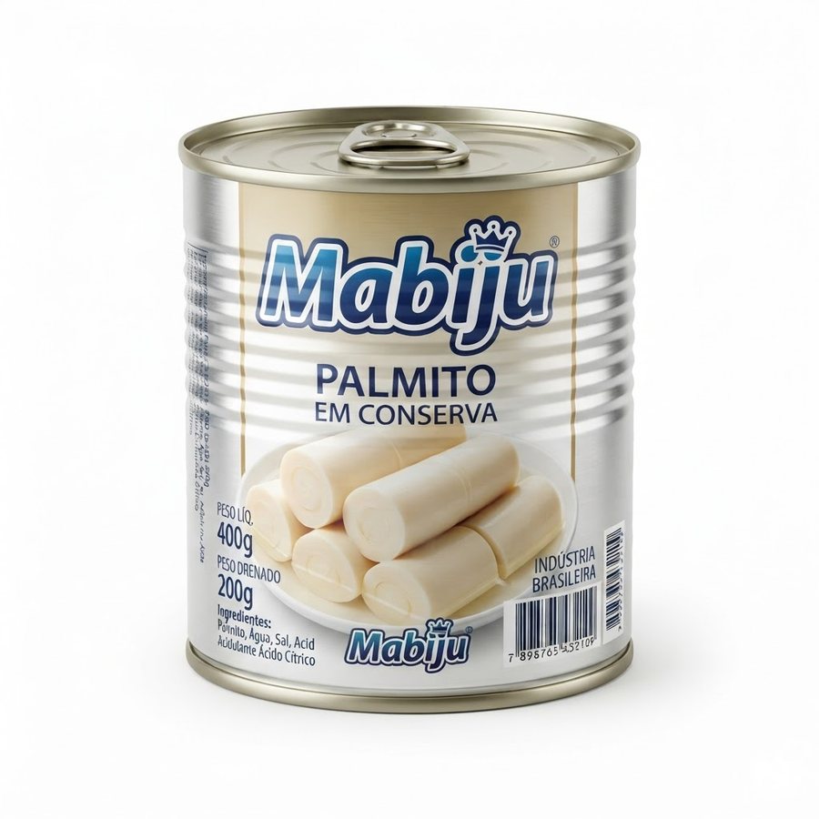 Palmito Mabiju em Lata 400 g Mabiju — produto disponível na BRAVI