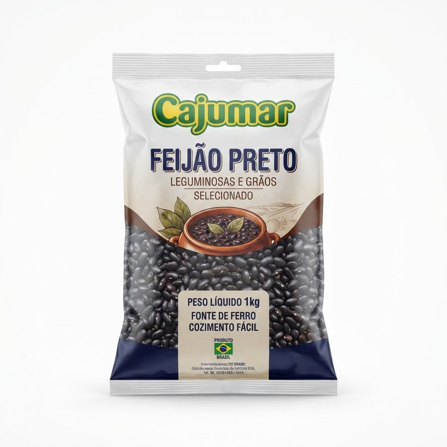 Feijão Preto Cajumar — produto disponível na BRAVI