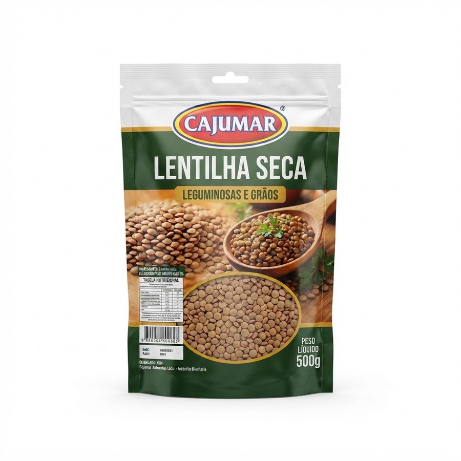 Lentilha Seca Cajumar — produto disponível na BRAVI